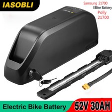52V 30Ah EBike Battery Lithium Jumbo/New Hailong Pack for 0-1500W Electric Motor