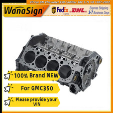 Engine Bare Short Block Fit For GM Chevrolet 350 Cadillac SBC 5.7L V8 1887-2002