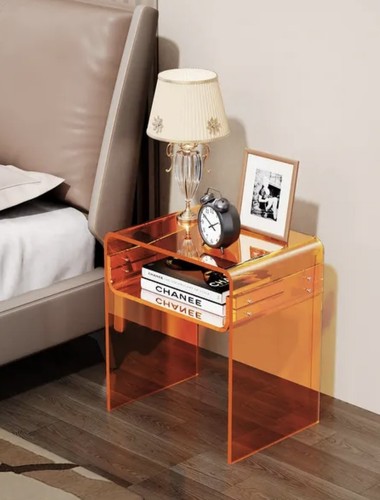 Modern acrylic side table - acrylic,