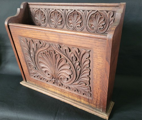 Antique english carved oak - antique,