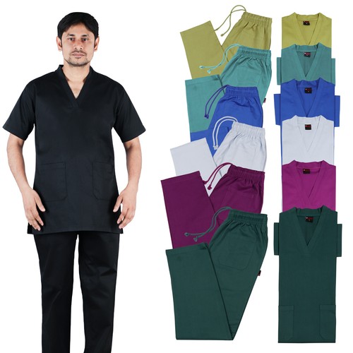Medical top and trouser set - and,