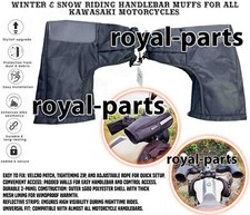 "WINTER & SNOW RIDING HANDLEBAR MUFFS" FIT FOR ALL KAWASAKI MOTORCYCLES