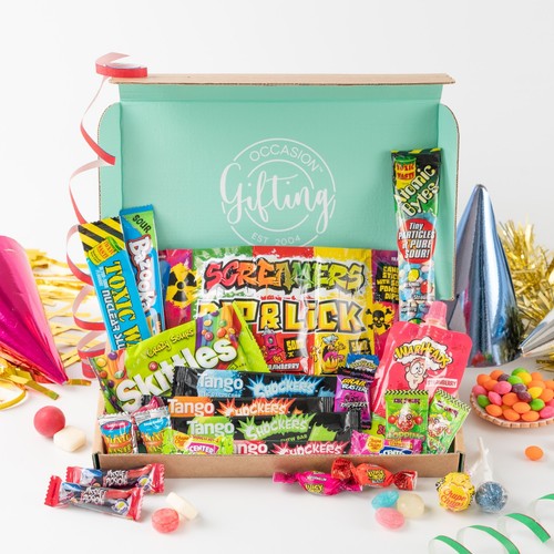 Super sour sweet gift box - sour,
