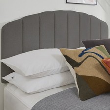 Plush Velvet Curved Panel