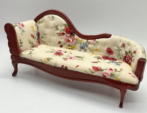 Dolls house furniture - dolls, floral