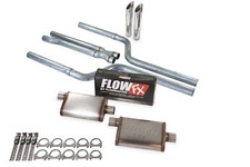 05-18 Chrysler 300 V6 2.5" Dual Exhaust Kit Flow FX SW Tip Rear Exit