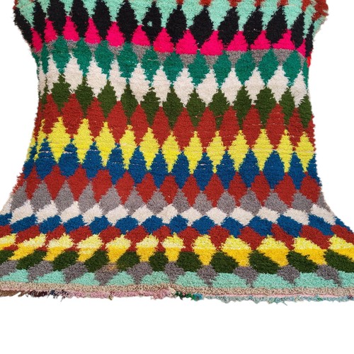 Vintage handmade moroccan rug - handmade,