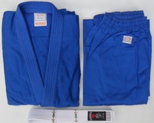 Judo Gi Suit Uniform Blue Matsucaze Kids Martial Arts Size 0/130 & 3/160