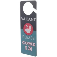  Bathroom Engaged Sign Toilet Door Vacant Restroom Signage Hanger