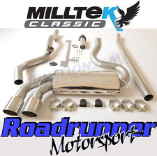 Milltek Audi Coupe UR Quattro 10v Turbo Exhaust System Non Res Downpipe Back Pol