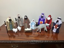 Handmade Knitted Nativity Set