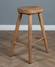 Wooden 4 Leg Bar Stool 68cm