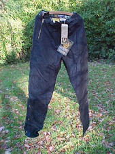 1974 BELSTAFF INTERNATIONAL 50th ANNIVERSARY WAX TROUSERS & TAGS 32