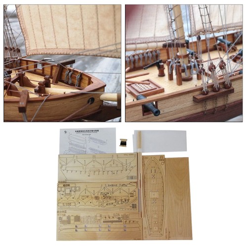 100 wooden ship - 1:100,