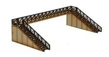 N-FB002 Platform Footbridge Triple Track Span N Gauge Model Laser Cut Kit