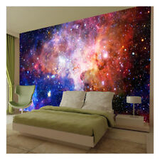 Space Galaxy Stars Planets Wallpaper Mural Photo Kids Bedroom Home Poster Deco