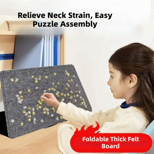 Felt jigsaw puzzle board - jigsaw,