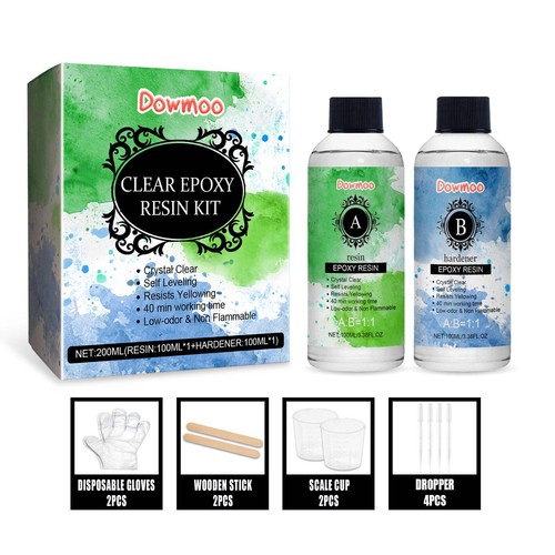 Clear epoxy resin kit for - epoxy,