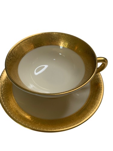 Gold footed tea - tea, cup