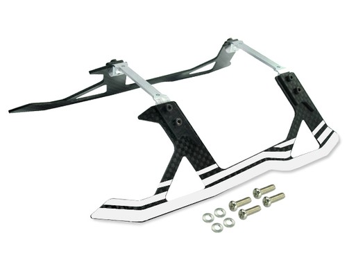 Microheli alu landing gear - alu/cf,