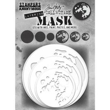 Tim Holtz Layering Mask Set 6pcs - Moon MSK01