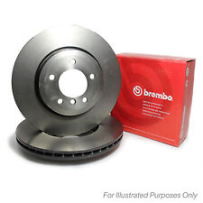 2x Brake Discs Vented For Audi A6 C7 RS6 Quattro Brembo Rear 4H0615601D