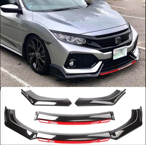 Front spoiler bumper lip - front,