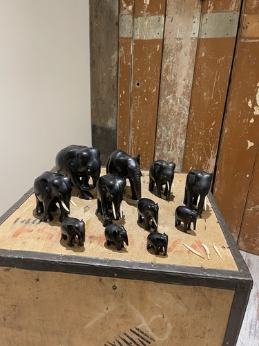 Vintage hand carved - vintage, ebony