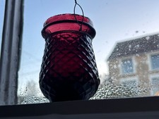 Victorian reddish purple Glass