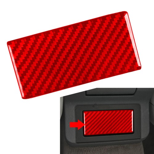 Carbon fiber red rear storage - carbon,