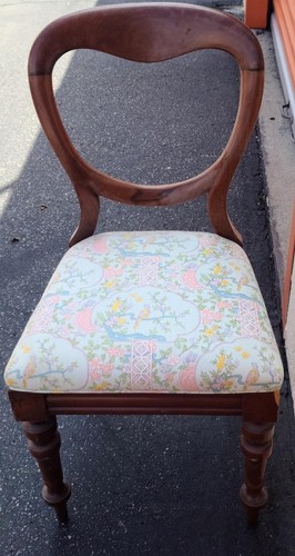Antique victorian balloon back - victorian,