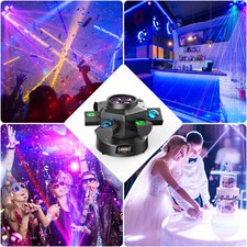 150W RGBW 6 Arms Rotate Laser Light DJ Stage Effect Party Club Gobo Disco Lights
