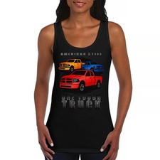 American Steel Tough Truck Women's Tank Top Offroad Pickup 4x4 USA Rugged