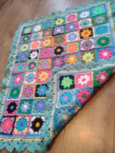 Handmade crochet blanket - 105, /