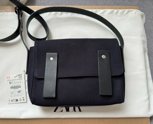 Zara origins fabric crossbody - fabric,