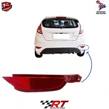 Ford Fiesta Mk7 2008-2018 Red Plastic Rear Bumper Reflector Driver Side Right