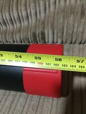Long Rod Tube - Black with Red Caps