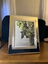  Authentic Vera Wang Wedgwood 'Blanc sur Blanc' Silver Photo Frame - 20 x 25cm