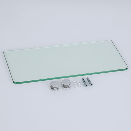 Bathroom glass shelf wall - glass,