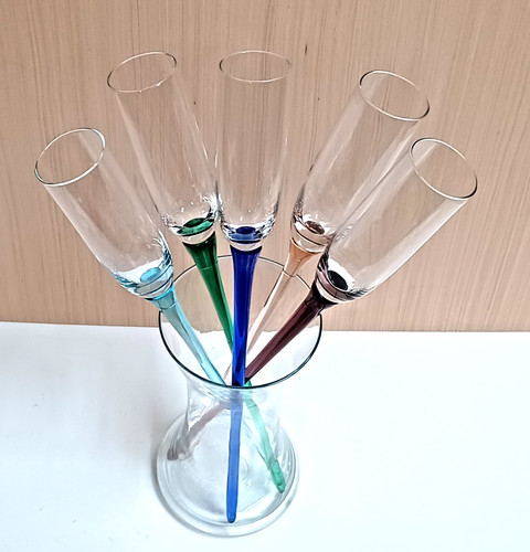 Hand blown long stem - long,
