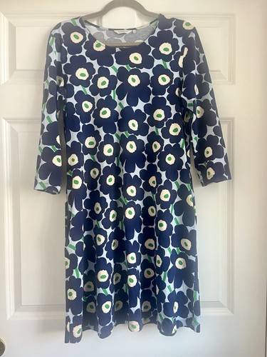Marimekko navy unikko dress - marimekko,