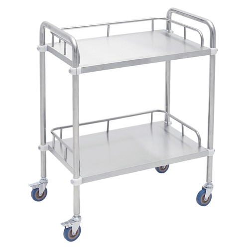 2tier stainless steel trolley - 2tier,