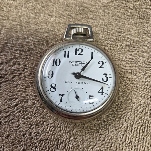 Westclox scotty pocket watch - scotty,
