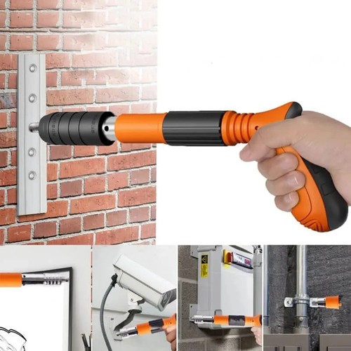 Portable concrete nail gun - portable, kit