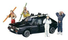 Rare kit Hasegawa 1/24 Lancia Delta HF Integrale 16V ski Ver. with figure / 8525