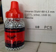 Umarex Premium Steel BBs 4.5mm .177 Silver 1500 Bottle