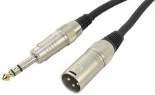 XLR Male To Stereo 1/4" Jack
