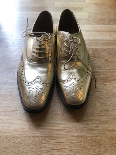Ted baker gold oxford brogue - baker,