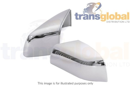 Chrome upper wing mirror - upper,