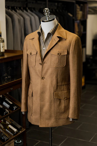 Leisure khaki men safari - leisure,